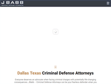 Tablet Screenshot of jbabblaw.com
